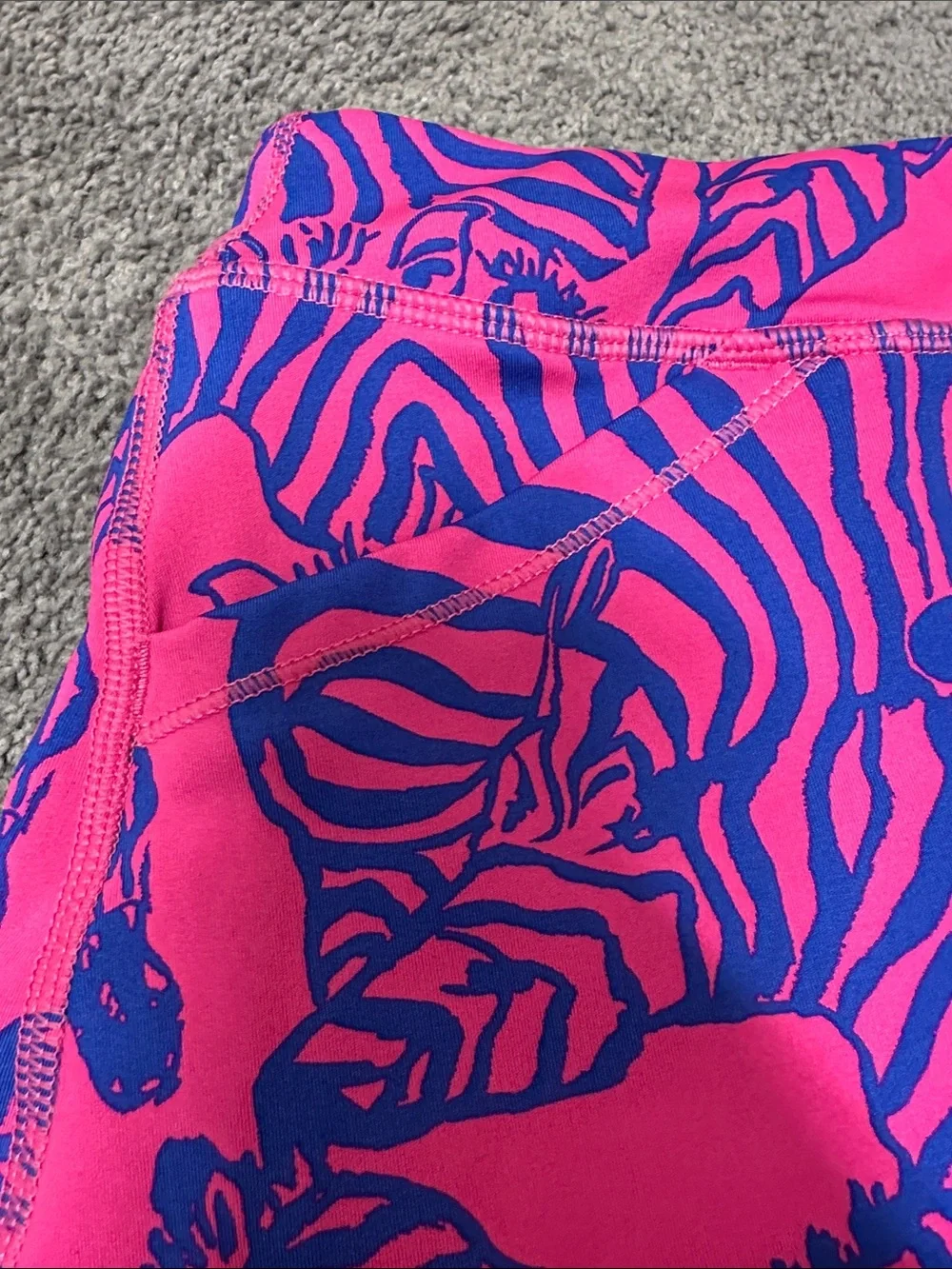 Lilly Pulitzer Pink Zebra-Print skort